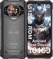 Doogee S200 X 5G mobilusis telefonas 32GB+512GB/TF 2TB 10100mAh 100MP 6.72  FHD 1.32  Amoled ekranas Android 14/NFC/OTG juoda