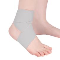 1/2Pcs Sports Ankle Brace Lightweight Breathable Adjustable Support for Men Women Prevent Sprains Foot Protector gray