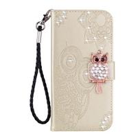 Blizgus odinis piniginės dėklas, skirtas iPhone 16 Pro Max 15 14 13 12 11 Pro, 3D pelėdos tipo atverčiamas Bling dangtelis, XS XR X SE2020 kortelių laikiklis, knygos tipo krepšys For iPhone XSMax