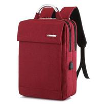 Backpack Men's Business Leisure Computer Backpack Large Capacity Multifunctional Charging High-end School Bag Gifts gray