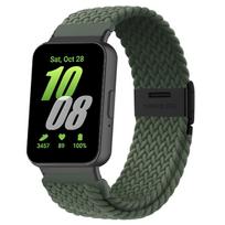 Pinti dirželiai Galaxy Fit 3 apyrankės priedams sportinis nailoninis reguliuojamas pakaitinis correa apyrankė Samsung Galaxy fit3 apyrankei for galaxy fit 3 black