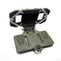 Taktinis MOLLE telefono laikiklis, sulankstoma navigacijos lenta, mobiliojo telefono laikymo įranga, Airsoft medžioklės liemenės priedai žalia
