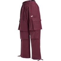 Nike Sportswear Bordo spalvos moteriškos austos cargo kelnės HQ4749-652 L black