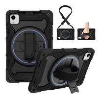 Tvirtas dėklas-stovas Universalus Huawei Honor Pad X9a X9 Pro 2025 11.5  ELN2-W29 360 besisukantis Sunkiosios konstrukcijos dangtelis su rankenos dirželiu Honor Pad X9 Pro
