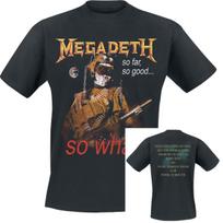Rip Nuclear Logo Megadeth 3D spausdinti marškinėliai Retro Metal Rock grupės raštas Viršutinė dalis Vasaros mada Atsitiktinis trumpomis rankovėmis Gatvės apranga L brown