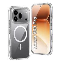 Shockproof Wireless Charging Magnetic Case For Honor 600 Pro Honor600 Honor600Pro 5G Clear Back Cover Phone Case Honor 600 gryna