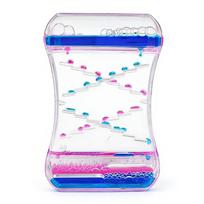 Mixed Color Liquid Hourglasses Creative Oil Drop Ladder Water Hourglass Motion Bubbler Timer Movement Sensory Office Table Decor white