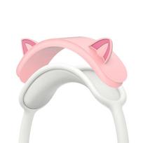 Decorative Headband Protector Cat Ears Design Headphone Cushion Top Pad for AirPods Max rožinė