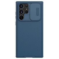 Samsung Galaxy S22 Ultra telefono dėklas, NILLKIN Kameros apsauga Stumdomas Apsauginis Dangtelis Objektyvo Apsauginis Dėklas Galaxy S22 Ultra for Note 20 Ultra mėlyna