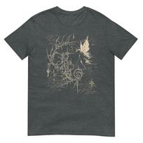 Y2k Grunge Alt Goth Fairy Sigilism Vintage Graphic Tshirt XL gray
