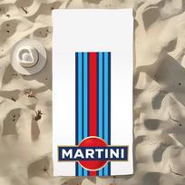 Prekės ženklas M-Martini R-Racing L-Logo Rankšluostis Mikropluošto Paplūdimio Rankšluostis, Greitai Džiūstantis, Be Smėlio, Itin Smulkaus Pluošto, Super Minkštas. 100X50CM blue