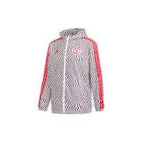 Adidas Manchester United Jackets Men's White Hooded Moderate Other FR3843 L gray