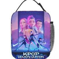 Mokyklos Sezonas Animacinis Pižamos Maišelis Vaikų Visiškas Spausdinimas 3D Skaitmeninė Šilumos Izoliacijos Maišelis Nešiojamas Lauko Iškylos Maišelis Lunch bag pink