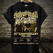 SiCk Of It All 35th Anniversary TShirt S To 5XL SEG_334 Unisex unisex T-Shirt XL įvairiaspalvis