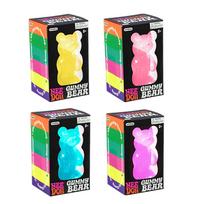 Schylling Needoh Meškiukas Squishy Fidget žaislas Streso  Nerimo mažinimas Gerina susikaupimą Stalo papuošalas  Gimtadienio dovana