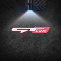 Durų šviesa Sveikinimo šviesa Belaidis lazerinis projektorius Automobilio dekoras Kia GT-Line Sportage Ceed Rio Picanto Sorento Soul Cerato Venga lfgv60 2pcs