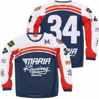 2026 Racing  Motocross Jersey Long Sleeve Downhill MTB Ciclismo Motorcycle Cycling Clothing BMX T-Shirt Bicycle Off-road 5XL blue