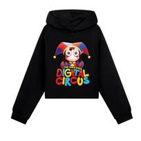 5698 Kids Girls The Amazing Digital Circus Printed Long Sleeves Hoodies Outerwear 150cm juoda