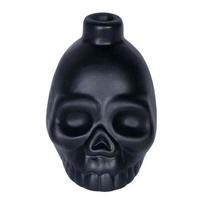 Aztec Whistle, Prank, Halloween Gift, Craft (Black Skull) black