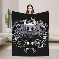 Hollow Knight Blanket Flannel Games Action Ultra-Soft Throw Blanket for Bedding Couch Bed Rug Size: 75*100cm, Weight: 320 GSM