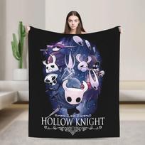 Hollow Knight Blanket Flannel Games Action Ultra-Soft Throw Blanket for Bedding Couch Bed Rug Size: 100*150cm, Weight: 230 GSM