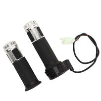 Electric Bicycle Rolling Handle Twist Speed Control Throttle Grip Accelerator Handle for Electric Bikes Scooters black