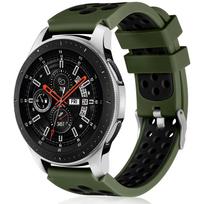 Originalus dirželis Samsung Gear S3 Frontier/Classic Galaxy watch 3 45mm 22mm Silikoninis dirželis Samsung Galaxy Watch 46mm dirželiui 22mm universal black