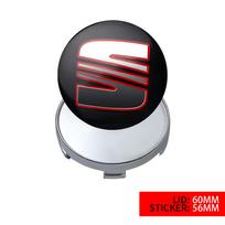 4 vnt. Automobilio rato centrinio dangtelio emblema Padangos ratlankio dangtelio lipdukas SEAT Ibiza 6J FR Leon Toledo Cupra mk1 Arona Ateca Exeo Cordoba