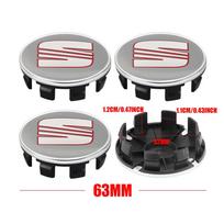 4 vnt. Automobilio rato centrinio dangtelio emblema Padangos ratlankio dangtelio lipdukas SEAT Ibiza 6J FR Leon Toledo Cupra mk1 Arona Ateca Exeo Cordoba