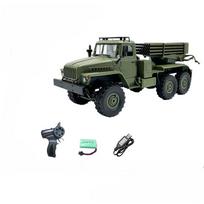 B36 B36-2 B36-3 RC Car 1:16 Full Scale Military Transport Vehicle Model Six Wheel Drive Climbing Off-Road RC Truck Toys 6-wheel Drive with Headlights B36-2