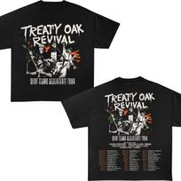Treaty Oak Revival 2026 West Texas Degenerate Tour Sided T Shirt S white