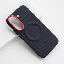 For POCO X8 Pro Max Redmi Turbo 5 Max Case Magnetic Woven Texture Anti-fingerprint Leather Cover Shockproof Bumper Funda PU Leather&Poco X8 Pro Max gray