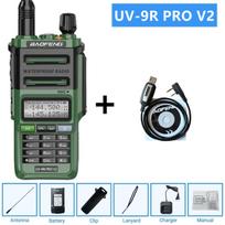 Baofeng UV 9R Pro V2 IP68 atsparus vandeniui radijo stotelė Trijų galių C tipo įkroviklis Dvipusis juostinis Ham CB radijas Dvipusis radijas UV 9R Plus EURO