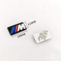 16/17/19mm Car Steering Wheel Decor Stickers Center Hub Cap Emblem DIY Decal Ornament Accessories Y20 For BMW M Performance X3 X5 X7 4pcs