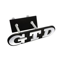 3D Metalinis GTD Priekinių grotelių ženklelis DCXSL2 Emblema Lipdukai Lipdukai Volkswagen VW Polo Golf Passat Jetta Scirocco