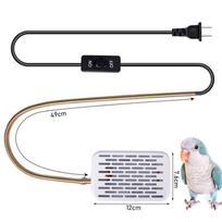 Bird Cage Heater Integrated Heater Warming Heat Lamp Parrot insulation Lamp Anti Bite Warmer Light For Parrot Bird Tools Heater-1PC
