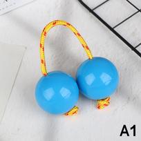 2Pcs Kashaka Rhythmic Balls Portable Rhythmic Fingertip Shaker Single Hand Percussion Instruments For Kid Adults Beginners A1 blue