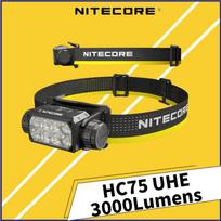 NITECORE HC75 UHE 3000 Liumenų Type-C įkraunamas E-Focus Darbinis priekinis žibintas su NL2155HP baterija