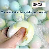 Asmr Crunchy Macarons Ball Squishy Stress Toy Filled Soft Squeeze Fidget Toy Anti-Stress Anxiety Relief Hand Decompression Toy