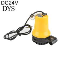 DC 12/24V mini panardinamas vandens siurblys, švarus baseinas sodo drėkinimo triumo įrankis 24V geltona