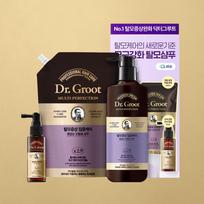 Dr.Groot Multi Perfection Shampoo for Weak Hair 330ml Refill 330ml with Scalp Tonic 50ml and Shopping Bag Volume Strengthening Hair Care Set