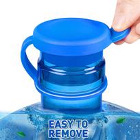 Reusable Silicone Water Jug Cap with Non-Spill Design and Inner Plug