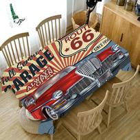 Senovinė automobilinė staltiesė Namų stalo apdaila Apsauga nuo užsiteršimo Priedai Stačiakampis Restoranas Kavos staliukas Staltiesė 85x85cm33x33inch