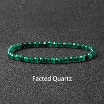 4mm Mini Chakra Karoliukai Apyrankės Moterims Reiki Energy Natūralus akmuo Gydomasis žavesys Apyrankės Vyriški Opalas Ametistas Papuošalai Pulsera black