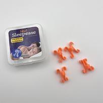 4pcs/box Silicone Anti Snoring Nasal Dilator Stop Snore Nose Clip Aid Easy Breathe Improve Sleeping Rhinitis for Men Women Beauty Health oranžinė