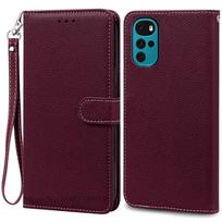 Dėklas Motorola G22, Piniginės tipo atverčiamas odinis dėklas Moto G22, Minkštas silikoninis knygos tipo piniginės dėklas Motorola G22, Fundas For Motorola G22