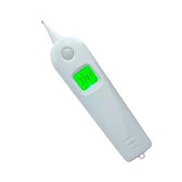 Skaitmeninis gyvūno termometras, atsparus vandeniui, su LCD ekranu tiksliam temperatūros matavimui šunims, katėms, arkliams white