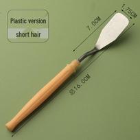5-Piece Stainless Steel Palette Knife Art Set for Oil and Gouache Painting beige