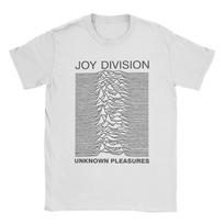 Joy Division Grupė Roko Jūros Marškinėliai Vyriški Medvilniniai Viršutiniai Drabužiai Naujovė Apvalia Kaklo Trumpomis Rankovėmis L white