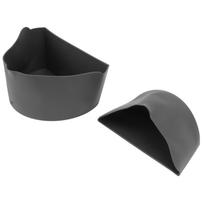 2 In 1 Slow Cooker Divider Reusable Food Grade Silicone Cooker Liner with Lift Handle for 6 Quart Pot Gray L pilka